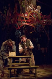 (l-r) Calvin McCullough, James Konicek, Pamela Christian, and Maggie Wilder. Photo by Noe Todorovish.