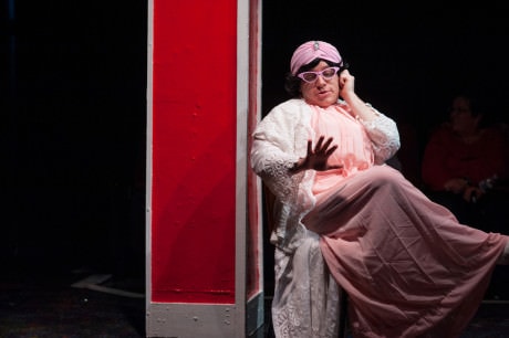Vera Carp (Matt Wetzel). Photo by Spotlighters Theatre/Chris Aldridge, CMAldridgePhotography.