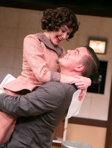 Jenny Donovan (Mary) and Joe Brack (George Bailey). Photo by C. Stanley Photography.