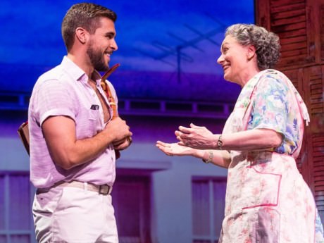 Josh Segarra (Emilio) and Alma Cuervo (Consuelo). Photo by Matthew Murphy.
