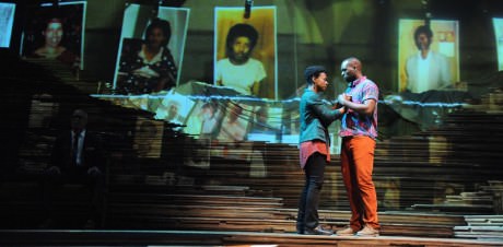 Erika Rose (Kate) and Desmond Bing (Raymond). Photo by Stan Barouh.