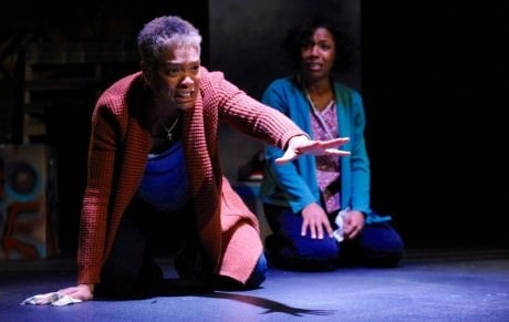 Deidra LaWan Starnes (Mary) and Erica Chamblee (Miriam). Photo by Stan Baouh.