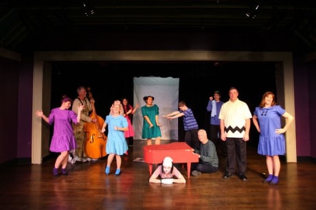 The cast of 'A Charlie Brown Christmas.' Phoot by Scott D'Vileskis and Brian Boyd.