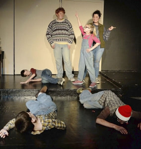 The cast in rehearsal. Photo by Ric Dugan/Staff Photographer of Herald-Mail Media.