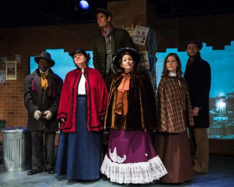 L to R: Ray Hatch, Laura Stark, Daniel Valentin-Morales, Jeanine Urso Collins-Evans, Shelley Hierstetter, and Eric Jones. Photo by Joe Williams.
