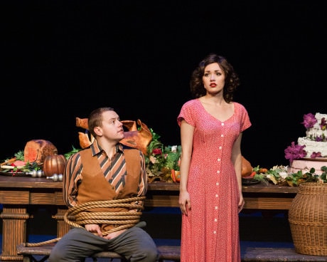 Harrison Smith (Herman) and Mackenzie Newbury (Cleo). Photo by Daniel Weaver.
