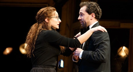 Tracee Chimo and Rob McClure. Photo by Joan Marcus.