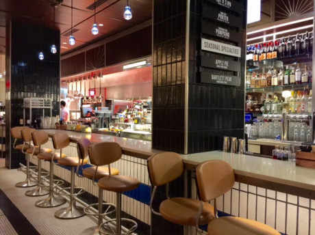 The bar at Silver.