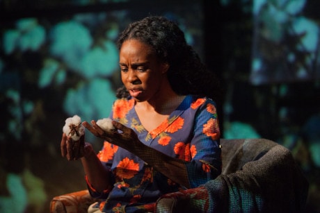 Nadine (Ime Essien) is faced with the ghosts of her family's past. Photo by DJ Corey Photography.
