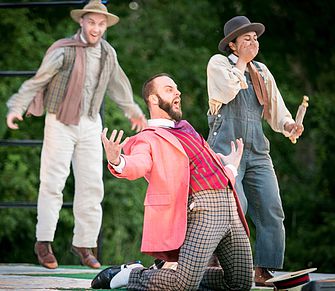 Caleb Cedrone, Beau Harris, and Tina Muñoz Pandya. Photo by C. Stanley Photography.