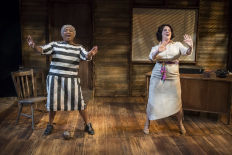 Roz White and Teresa Castracane. Photo by Chris Banks.