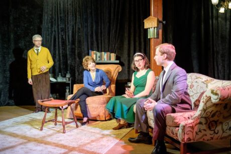 (George), (Martha) (Honey) (Nick). Photo courtesy of City of Fairfax Theatre Company.