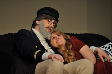 Gabriel Komisar (Captain Shotover) and Mandi Ellis (Ellie Dunn). Photo by David Seidman.