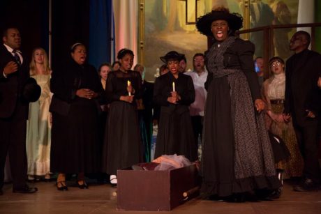 Renata Hammond and the ensemble. Photo by Welborn Images.