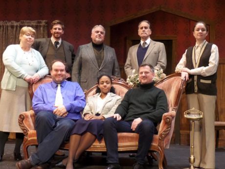 The cast of 'Mousetrap.; Photo courtesy of PGLT.