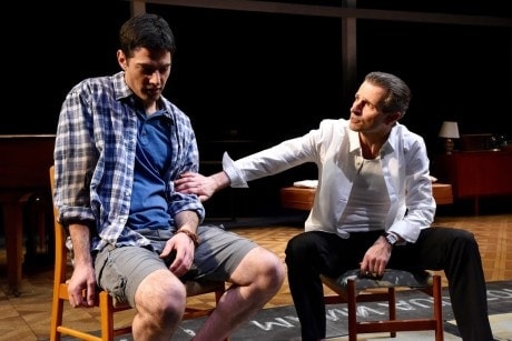 Guy Kapulnik (Izzy) and Paul Morella (Joel.) Photo by Stan Barouh.