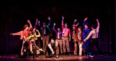 E. Lee Nicol and the Guys sing 'Luck Be a Lady." Photo by Nathan Jackson.