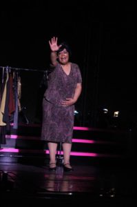 Corisa Meyers as Effie White singing "And I'm Telling You I'm Not Going." Photo by Larry Carbaugh.