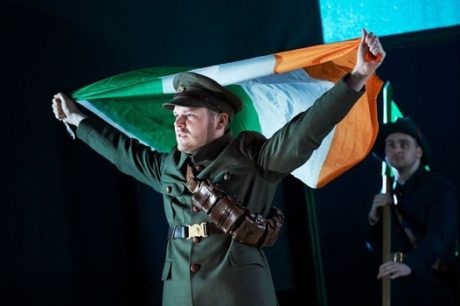 Lloyd Cooney as Lt. Langon and Liam Heslin as Capt. Brennan. Photo by Ros Kavanagh.