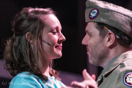 Mrs. Walker (Katie Shaffer) and Captain Walker ( Captain Walker (Mark Hamberger). Photo courtesy of Kensington Arts Theatre.