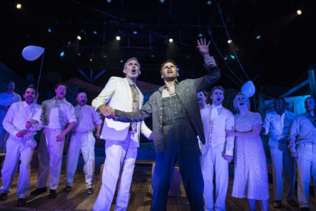 From (back row) left to right Edward C. Nagel, Ben Lurye, Harrison Smith, Frank Britton, Scott Sedar, Evan Casey, Jennifer Lyons Pagnard, John Sygar, Maggie Donnelly, Carl Williams, and Joshua Simon. Photo by Teresa Castracane.
