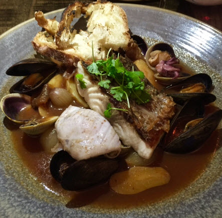 Maryland Rockfish bouillabaisse.