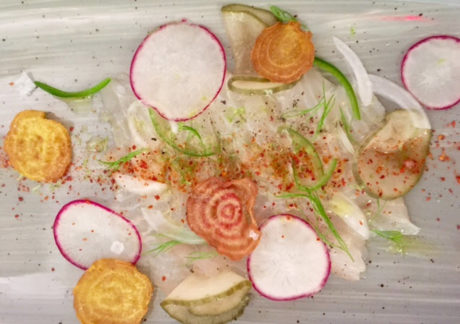 Snapper Crudo.