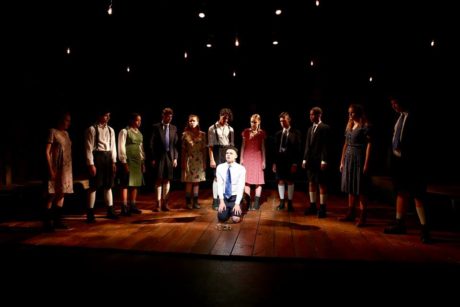 Carlos Castillo (Moritz) and cast members. Photo by Glenn Cook Photography.