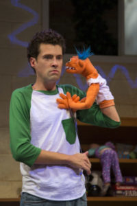 Liam Forde in ‘Hand to God’ at Studio Theatre. Photo by Amy Horan.