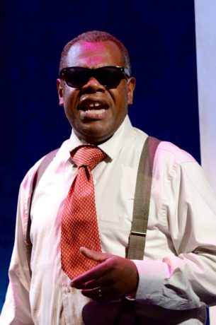 Craig Wallace as Miles Davis. Photo by Stan Barouh.