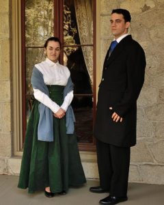 Christina Higgins (with Brian Weiser) in 'Little Women.' Photo by Rowland Hetrick.