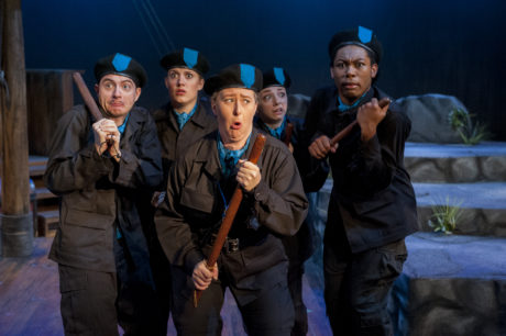 Lindsay Mauck (Sergeant of Police) and the Police Force. Photo by John Flak.