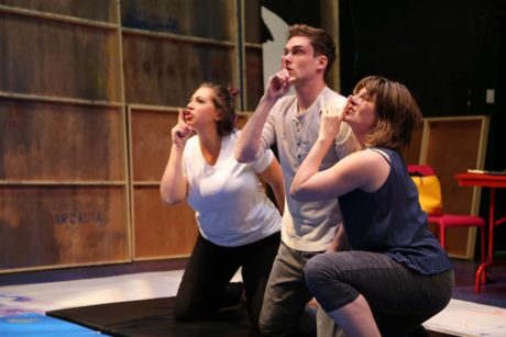 Ashley DeMain, Matthew Alan Ward, and Jennifer J. Hopkins. Photo courtesy of Longacre Lea.