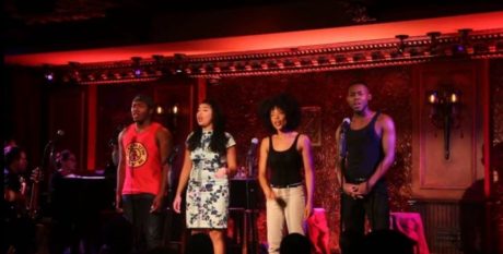 Jonathan Palmer, Geocel Batista, and Shannan E. Johnson, and Vaughn Midder performing live at 54 Below on July 30, 2016.