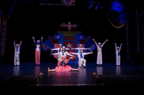 The cast of Gypsy at Reston Community Players. Photo courtesy of Reston Community Players.