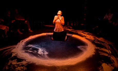 Esther Williamson (the Poet) in 'An Iliad. Photo by Teresa Castracane.