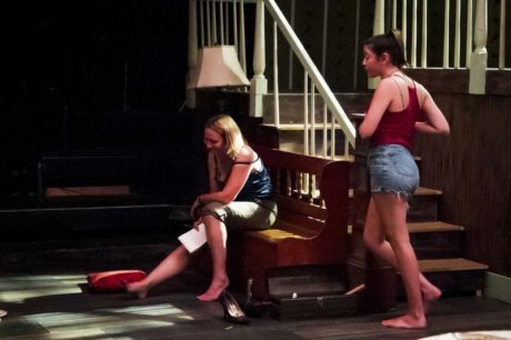 Aetna Gallagher and Tessa Kuhn. Photo by Rebecca Gudelunas.