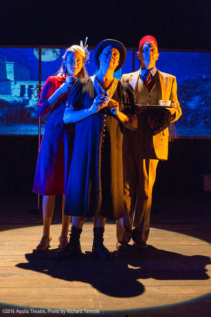 L to R: : Palmyra Mattner., Toby Miller, and Lincoln Hudson. Photo by Richard Termine.