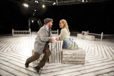 Kurt Boehm (Enoch Snow) and Kate Rockwell (Carrie Pipperidge). Photo by Maria Baranova.