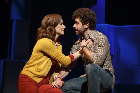 Stephanie J. Block (Trina) and Brandon Uranowitz (Mendel). Photo by Joan Marcus.