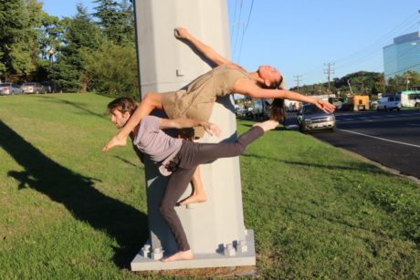 Matthew Rock and Amy Scaringe at Theatre on the Run. Photo courtesy of Jane Franklin Dance Company.