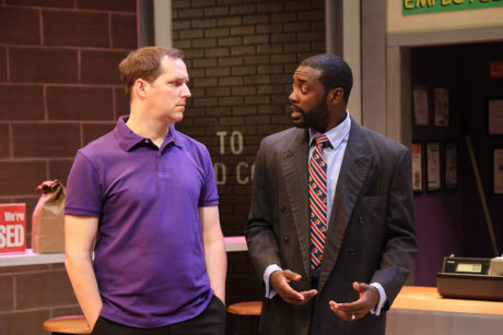 Gary Fletcher (Gregor) and Eric Messner (Ted). Photo by Katie Simmons-Barth.