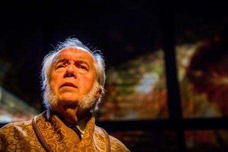 Zoran Kovcic as Ebenezer Scrooge. Photo courtesy of Hedgerow Theatre.