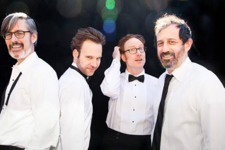 Ethan Lipton and his orchestra. Photo courtesy of The Kimmel Center.