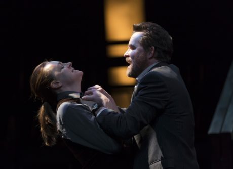 Andrus Nichols and Eric Tucker in ‘Saint Joan.’ Photo by T. Charles Erickson.