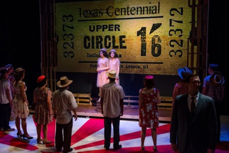 Jenna Pastuszek and Ashley Sweetman (center), Bob Stineman (lower right), and Company. Photo by Maura McConnell.