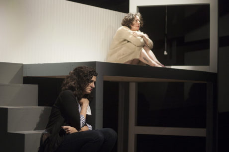 Felicia Leicht (bottom) and Corinna Burns. Photo by Katie Reing.