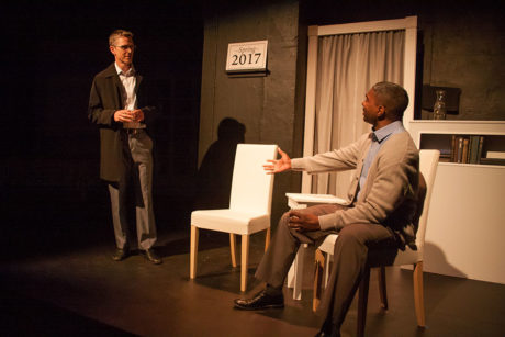 Dante Zappala and Marc C. Johnson. Photo courtesy Allens Lane Art Center.