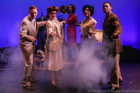 Abia Johnson, Nicky O’Neal, Jennifer Zellers, Natasha Truitt, and Terrance Hart. Photo by Perspective Media Productions.