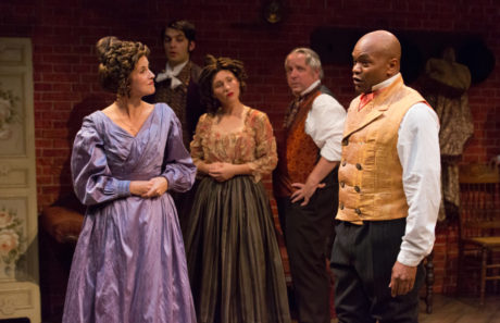 Lauren Sowa, David Pica, Liz Filios, David Bardeen, and Forrest McClendon. Photo by Mark Garvin.